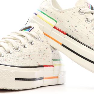 Baskets Blanches Mixte Converse Chuck 70 A06030C vue 7