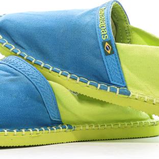 Espadrilles Verte/Bleu Femme Havaianas Origine vue 7