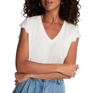 T-shirt Blanc Femme Morgan DECUME vue 0
