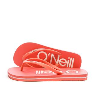 Tongs Rouge/Blanc Fille O'Neill Profile Logo pas cher