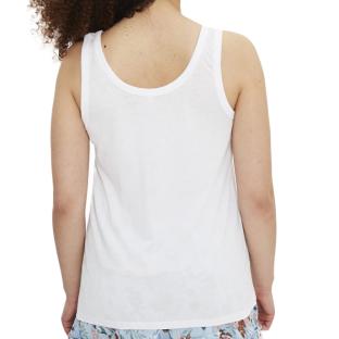 Débardeur Blanc Femme Only Wrongly Tank vue 0