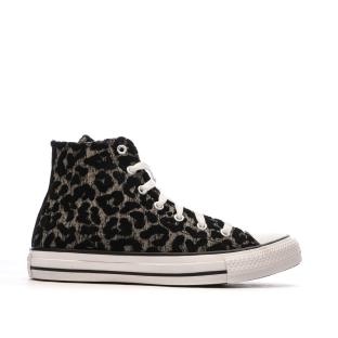 Baskets Noires Léopard Femme Converse Chuck Taylor All Star vue 2