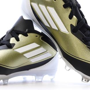 Chaussures de football Noires/Blanches Garçon Adidas League Fg/mg J Messi vue 0