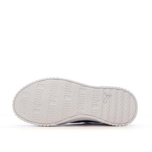 Baskets Blanches/Gris Femme Puma Carina 2.0 vue 5