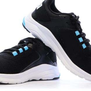 Baskets Noires/Bleu Homme Puma Electron 380435-01 vue 7