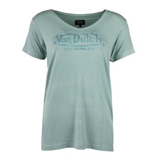 T-shirt Bleu Femme Von Dutch Roan pas cher