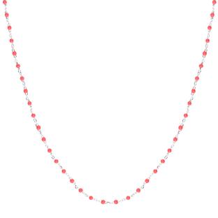 Collier Rouge Femme Clio Blue Mimi Argent vue 3