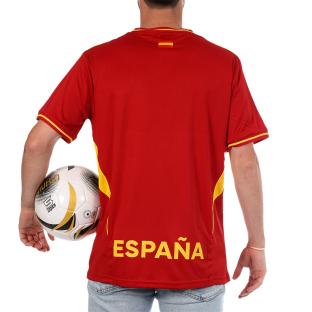 Espagne Maillot Supporter Rouge Mixte Sport Zone vue 0