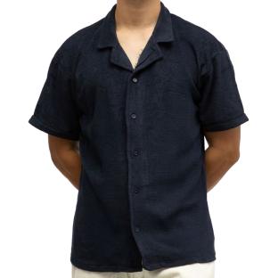 Chemise Marine Homme Paname Brothers CHARLY vue 0