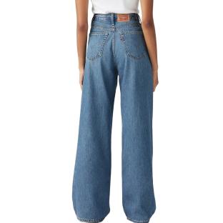 Jean Bleu Femme Levi's Cinch Baggy Indigo vue 0