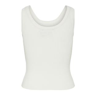 Débardeur Ecru Femme Pieces Prista vue 2