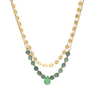 Collier Doré Femme Clio Blue CO0005 vue 0