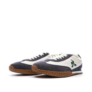 Baskets Ecru/Bleu Homme Le Coq Sportif Veloce vue 0