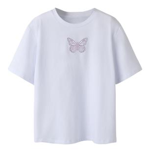 T-Shirt Blanc Fille Name it Flonnis vue 0
