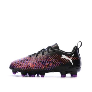 Chaussures de Foot Noir/Violet Junior Puma Future 8 Play FG/AG Jr vue 0