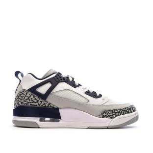 Baskets Blanc/Marine Homme Nike Jordan Spizike Low vue 2