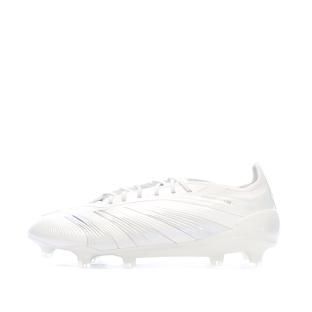 Chaussures de Foot Blanches Homme Adidas Predator Elite FG vue 0