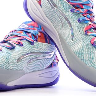 Chaussures de basketball Blanches/Bleu Homme Puma Stewie vue 0