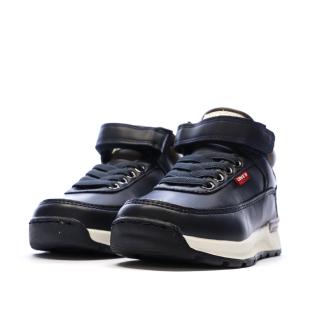 Baskets Noires/Marrons Garçon Levi's Ascot vue 0