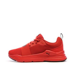 Baskets Rouges Garçon Puma Wired Run pas cher