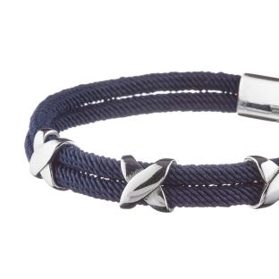 Bracelet Noir Geographical Norway Corde 3 Motifs vue 2