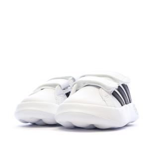 Baskets Blanches/Noires Garçon Adidas Grand Court 2.0 vue 0