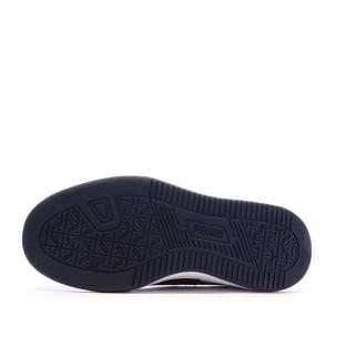 Baskets Blanches/Bordeaux/Noires Garçon Puma Caven vue 5