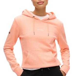Sweat Corail Femme Superdry Plain Hood pas cher