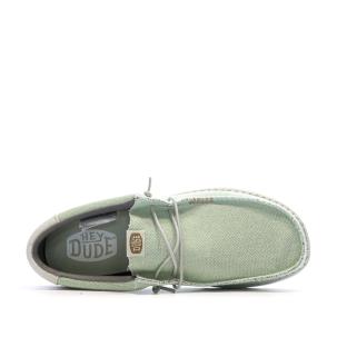 Chaussures Vert/Blanc Homme Hey Dude Stone vue 0