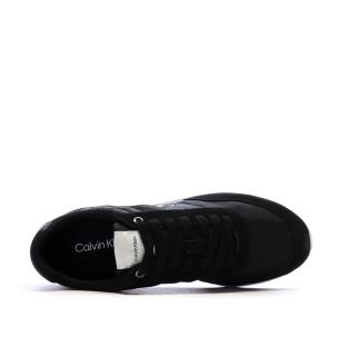 Baskets Noir/Blanc Homme Calvin Klein Jeans Retros vue 4