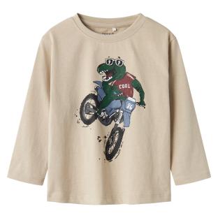 T-Shirt beige Garçon Name it Mthor pas cher