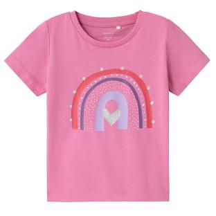 T-shirt Rose Fille Name it Beate 13226024-WOH pas cher
