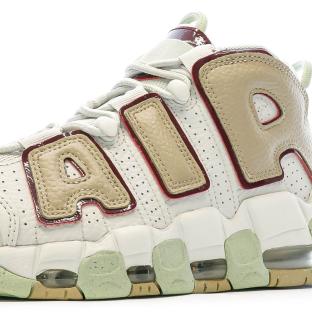 Baskets Blanches/beiges Femme Nike Air More Uptempo vue 7