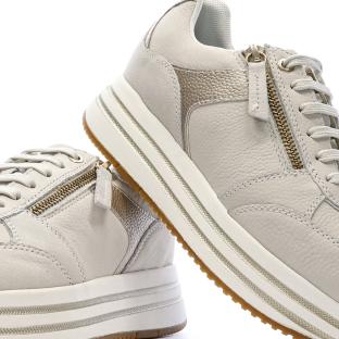 Baskets à plateforme Beige Femme Geox Kency vue 7