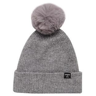 Bonnet Gris Homme Superdry Heritage vue 0