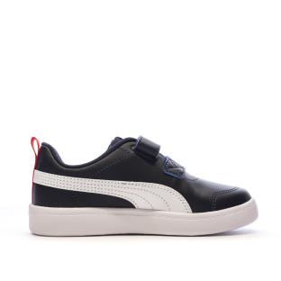 Baskets Marine Garçon Puma Courtflex vue 2