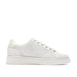Baskets Blanches Femme Guess Beckie vue 2