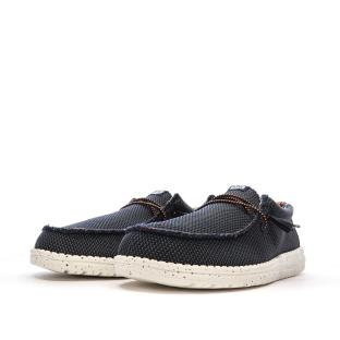 Chaussures Bleu Homme Hey Dude Wally Sox Pine vue 6