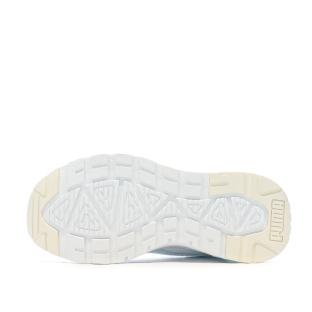 Baskets Blanches/Bleu/Rose Homme Puma Trinity Lite vue 0
