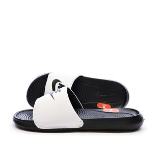 Claquettes Blanches/Noires Homme Nike Victori pas cher