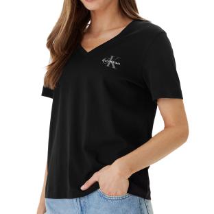 Lot de 2 T-shirts Noir/Bleu Femme Calvin Klein Jeans Monologo vue 0