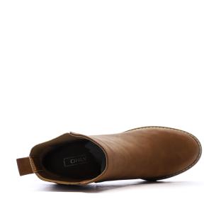 Braune Damenstiefeletten von Only mit Absatz Ansicht 0