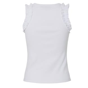Débardeur Blanc Femme Pieces Tubana vue 0
