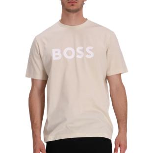 T-Shirt Beige Homme Hugo Boss Tiburt 354 vue 0
