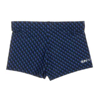 Boxer de bain Imprimée Noir/Bleu Homme Sun project 3080 pas cher