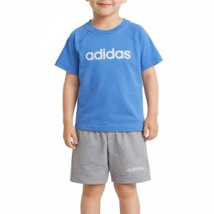 Ensemble Gris/Bleu Garçon Adidas Sum vue 0