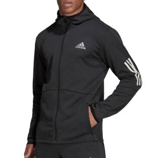 Veste Zippée Capuche Noir Homme Adidas HC3060 pas cher