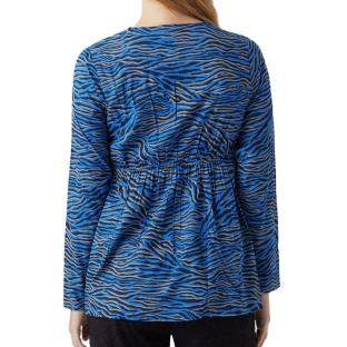 Blouse Bleu/Noir Femme Mamalicious Costa vue 0