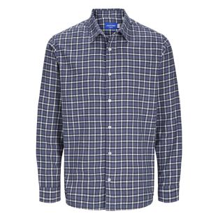 Chemise Bleu à Carreaux Homme Jack & Jones 12260776 pas cher