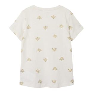 T-shirt Blanc Fille Name It Nellen vue 2